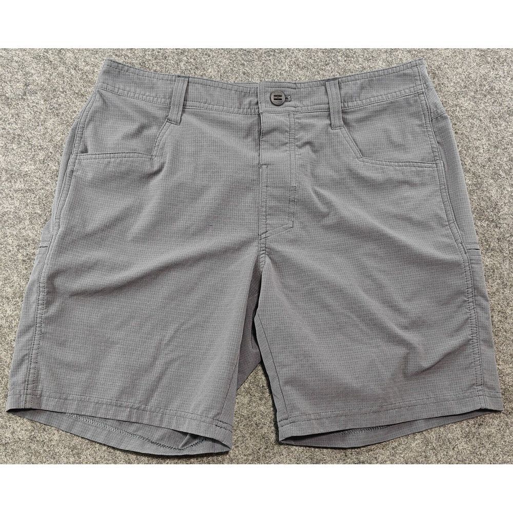 Kuhl Upriser Mens Shorts 32 Gray Casual Stretch Outdoor Hiking Performance